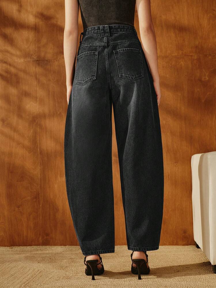 Blue Tapered Leg Fashionable Jeans, Suitable For Fall, Winter, Spring, New Year, Party, Wedding, Elegant, Chic, Stylish, Christmas, Festival, Holiday, Going Out, Casual