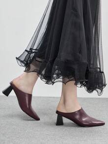 CUCCOO BIZCHIC Women's Elegant Pointed Toe Pumps For Commuting - Rusty Rose - View 3