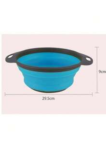 1个/2个装可折叠滤水篮，大号/小号，方便的家用厨房和餐厅蔬果清洗工具，快速沥水 - 彩色 - 查看 21