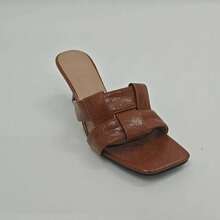 Rosivie Women's Woven Design Fashion Daily Wear Slip-On High Heel Sandals - Multicolor - View 7