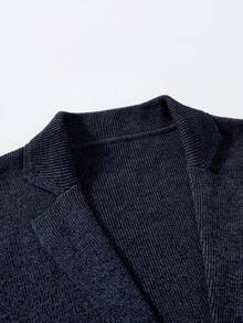 Manfinity CityGents 男士休闲纯色开衫，秋冬季百搭男士毛衣开衫，长袖上衣