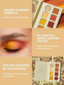 SHEGLAM Lively Leo Palette 8 色閃光霧面眼影盤大膽黃橙閃亮金色高顏料持久可混合專業眼影眼影 品牌 美容 化妝 化妝品 適合女性與女孩 完美搭配冬季春季 Y2K 時尚 流行 生日 情人節禮物 假期 派對準備就緒 最佳顏色 - LIVELY LEO - 查看 7