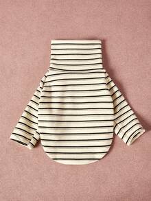 PETSIN Pawparrel Striped Long Sleeve Warm And Comfortable Sweatshirt, Autumn/Spring