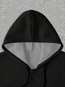 Manfinity LEGND Casual Long Sleeve Hooded Men's Sweatshirt, Suitable For Everyday Wear, Gothic Hoodie, Hoodies Graphic Black, Spider Hoodie Black, Hip Hop Spider Hoodie , Fall - Multicolor - View 4