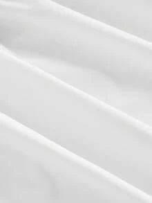 SHEIN MOD 女士时尚休闲牛仔露背拼接连衣裙 - 深色水洗藍 - 查看 3