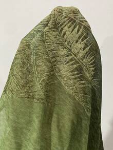 INAWLY Plant Print Backless Spaghetti Strap Camisole - Green - View 8