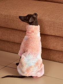 PETSIN Pawparrel 1 bộ áo liền quần hai mặt bằng vải nhung mềm mại, ấm áp và co giãn, thoải mái cho thú cưng, cổ cao, thích hợp mặc mùa thu/đông. - Nhiều màu - Xem 2