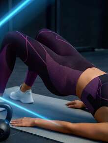 Innovista Quần legging thể thao nữ không đường may, màu tím, chất liệu dệt kim, cạp cao, ôm bụng, chống lộ bụng khi tập squat, thích hợp cho yoga ngoài trời, đạp xe trong nhà, đấm bốc, chạy bộ, đi làm, Peloton, giải Úc mở rộng 2026, năm mới, thể dục, làm đẹp, động lực tập gym tháng Giêng, đồ dùng cần thiết cho ngày Valentine, đồ tập phục hồi, bộ đồ thể thao nữ. - Màu Hồng Tươi - Xem 6