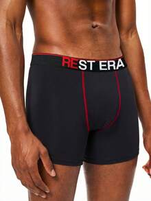 SHEIN 6条/套 男士字母腰带平角内裤 - 彩色 - 查看 5