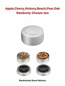 Teckwe 1 Stück Raucher mit 650mAh Akku 1 Set Cocktail Raucher Kit - 6 Geschmacksrichtungen Holzchips Infuser für Whiskey (durchschnittlich 18g pro Dose Material), Cocktails, Wein, Fleisch und Käse - perfektes Geschenk für Väter. Mehrfarbige Lichteffekte mit grün, blau, rot und hellblau wechselnden Modi (Hinweis: Die weiße Version zeigt aufgrund des helleren Materials eine leichte Lichtdurchlässigkeit) - Verschiedenfarbig - Übersicht 14