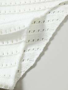 Horizaway 男士纯色抽绳腰镂空休闲百搭三角裤 - 白色 - 查看 3