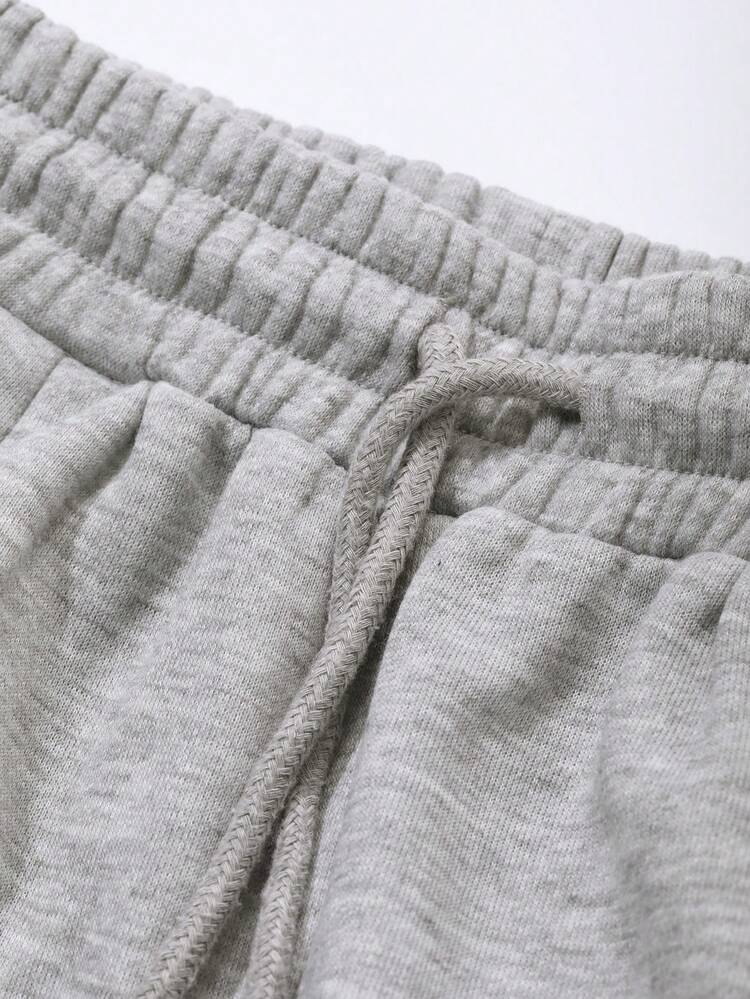 Women's Solid Color Loose Fit Comfortable Korean Style Sweatpants, Spring/Summer