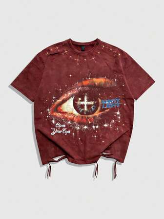 T-shirt à manches courtes de mode décontractée unisexe