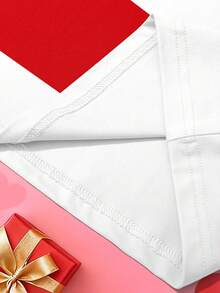 Manfinity Joysei Men's White Bold Wide Stripe Three Hearts Scribble Print Couple Matching T-Shirt | Valentine Hand Drawn Doodle Love Graphic Horizontal Color Block Tee | Classic Nautical Inspired Crew Neck Short Sleeve Top | Sweet Romantic Anniversary Gift His And Hers Loose Fit Shirt | Simple Preppy Clean Summer Casual Date Night Wear | Soft Breathable Boyfriend Girlfriend Daily Outdoor Holiday Outerwear,Men's Heart Striped Print Round Neck Short Sleeve Casual T-Shirt - Multicolor - View 6