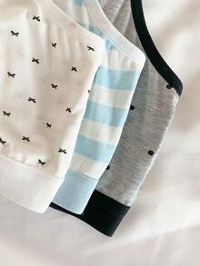 7件/套 女童休闲舒适柔软内衣 - 彩色 - 查看 3