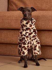 PETSIN Pawparrel 1件宠物秋冬双面毛绒弹力舒适保暖高领狗狗卫衣 - 彩色 - 查看 4