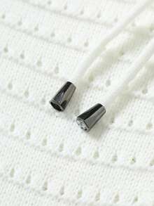 Horizaway 男士纯色抽绳腰镂空休闲百搭三角裤 - 白色 - 查看 5