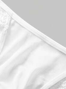 Men's Contrast Lace Fashionable Sexy Briefs