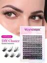 Natural Soft Handmade Segmented DIY Eyelash Extension Cluster Individual Lash Extensions Seamless Comfortable Eye Lashes Cils