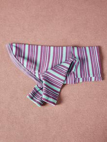 PETSIN Pawparrel Striped Long Sleeve Warm And Comfortable Sweatshirt, Autumn/Spring