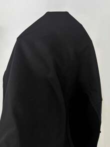 Aloruh Áo tank top cổ sườn xám kiểu Trung Quốc cổ điển dành cho nữ, màu đen, kiểu áo chui đầu thoải mái, thích hợp cho kỳ nghỉ, du lịch, áo nữ thanh lịch, áo mặc hàng ngày đi làm. Áo không tay màu đen, áo cổ cao, áo hè màu đen. - màu đen - Xem 7