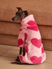 PETSIN Pawparrel 1件宠物秋冬时尚双面毛绒保暖弹力舒适狗狗高领连体衣 - 彩色 - 查看 3