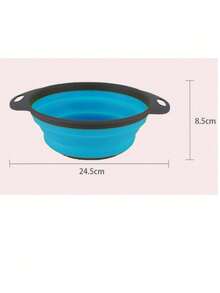 1个/2个装可折叠滤水篮，大号/小号，方便的家用厨房和餐厅蔬果清洗工具，快速沥水 - 彩色 - 查看 16