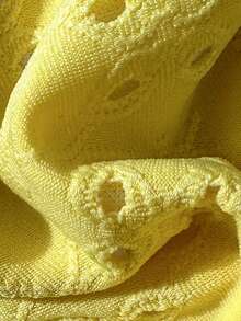 Swim Vcay Spring/Summer Solid Color Strap Jacquard Fabric Wireless Bow Decor Cute Beach Vacation Swimsuit Set