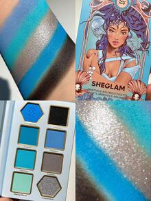 SHEGLAM Ambitious Aquarius Palette 8 色閃光金屬霧面眼影盤銀藍色高光澤高顏料持久可混合奶油眼影紫色眼影 品牌 美容 化妝 化妝品 適合女性與女孩 完美搭配夏季春季 Y2K 時尚 流行 生日 母親節禮物 假期 派對準備就緒 最佳顏色 - AMBITIOUS AQUARIUS - 查看 11