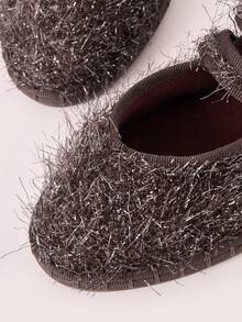 CUCCOO DOLLMOD Women's Classic Comfortable Mary Jane Flat Shoes, Burgundy, Shiny, Elegant For Christmas, Thanksgiving Party - Brown - View 8