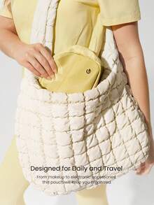 GLOWMODE 2L Travel Mate All Small Things Essentials Dual-Pocket Organizer Travel Pouch  Spring Summer - Yellow - View 3