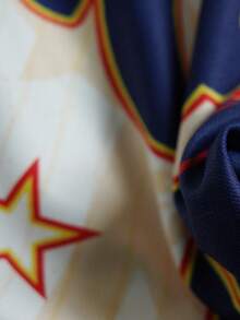 ROMWE MEN Prep 男士街头印花休闲短裤，适合春夏穿着 - 彩色 - 查看 3