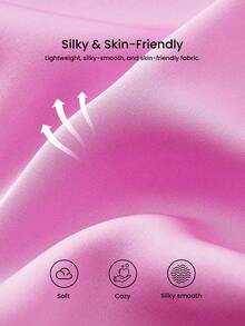 LUVLETTE Women Sexy Silky Satin Luxurious Lace Trim Button-Up Long PJ & Lounge Sets Airy Pink Loungewear Pajama Set Lingerie Valentine's Day Gifts - Pink - View 10