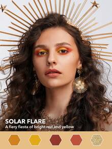 SHEGLAM Lively Leo Palette 8 色閃光霧面眼影盤大膽黃橙閃亮金色高顏料持久可混合專業眼影眼影 品牌 美容 化妝 化妝品 適合女性與女孩 完美搭配冬季春季 Y2K 時尚 流行 生日 情人節禮物 假期 派對準備就緒 最佳顏色 - LIVELY LEO - 查看 5