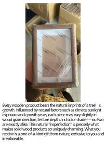 1pc Table Photo Frame, Use A Photo Frame To Beautify Your Memories, Give Gifts To Friends, Wedding Anniversary, Suitable For Desktop,Valentine's Day, Couple Photo Frame - Coffee Brown - View 4