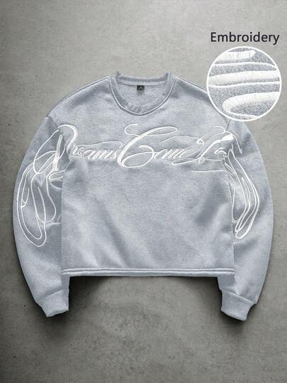 PAVTROS Men's INS Matching "WHERE IS LOVE?" Casual Streetwear Oversized Pullover Pullover Sweatshirt Grey Sweatshirt Crewnecks Sweatshirts Sweat Shirts