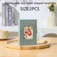 1 Pc Photo Album, 4x6 100 Pockets, Linen Cover, Slip-In Photo Pockets, Suitable For Wedding, Family, Anniversary, Vacation, Gift, Birthday Gifts Graduation - Multicolor - View 25
