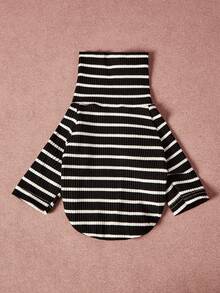 PETSIN Pawparrel Striped Long Sleeve Warm And Comfortable Sweatshirt, Autumn/Spring - Multicolor - View 8