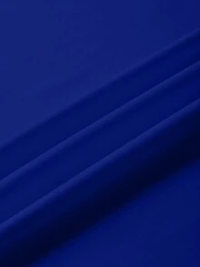 EMERY ROSE 干花刺绣艺术风格印花休闲大码长袖T恤 - 藏蓝色 - 查看 4