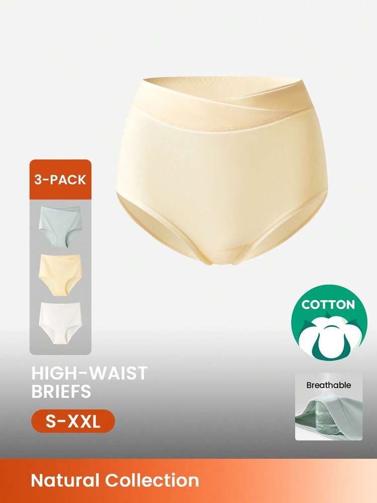 3-Pack High-Waist Briefs