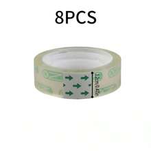 Stationery Tape Transparent Student's Wrong Question Can Stick Words Fine Narrow Tape Sealing High Viscosity Damage Repair Paste Small Transparent Tape Home Office Supplies Sealing - Multicolor - View 9