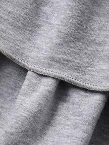 FRIFUL Women's Layered Cake Skirt, Sweet Mini Skirt - Grey - View 8