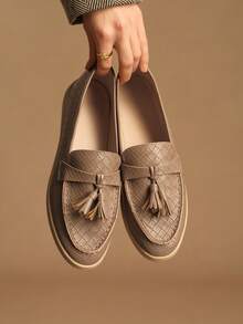 Rosivie 女士休闲套脚平底运动鞋 - 淺灰色 - 查看 2