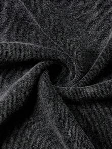 PAVTROS 男士休闲水洗街头风圆领短袖T恤和长裤套装，夏季，情人节，春夏，送男友的礼物，狂欢节，复古，街头服饰，派对，圣帕特里克节，外出 - 黑色 - 查看 8