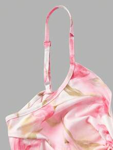 SHEIN MOD Women's Twist Front Sleeveless Crop Top, Cute Blouse,Going Out Top,Country Outfits,Beach Vacation Wear,Tea Party ,Cute Tops,Valentine's Day,Pink Top ,Spring/Summer Outfits, Casual,Spring/Summer Outfit Women, Party Top, , Valentine Outfits For Women, Chic, Birthday Wear, Tank Top, - Pink - View 7