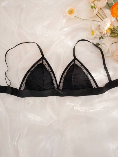 Women's Wireless Bowknot Comfort Bra