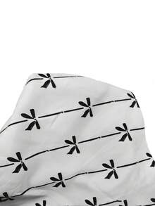 Rafferiza Women's Butterfly & Ditsy Floral V-Neck Backless Sleeveless Maxi Dress, Sexy & Vacation Style, Spring/Summer - White - View 7