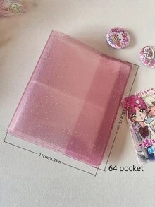 闪亮果冻照片展示相册，多口袋设计，可收纳和展示Kpop卡片、拍立得照片、透明收藏卡套 - Color - 查看 14