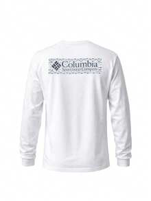 Columbia Men's Sports Tees & Tanks Skin-Friendly Stretchy Soft Weekend Sports Outdoor White 2054553-102 - White - View 2