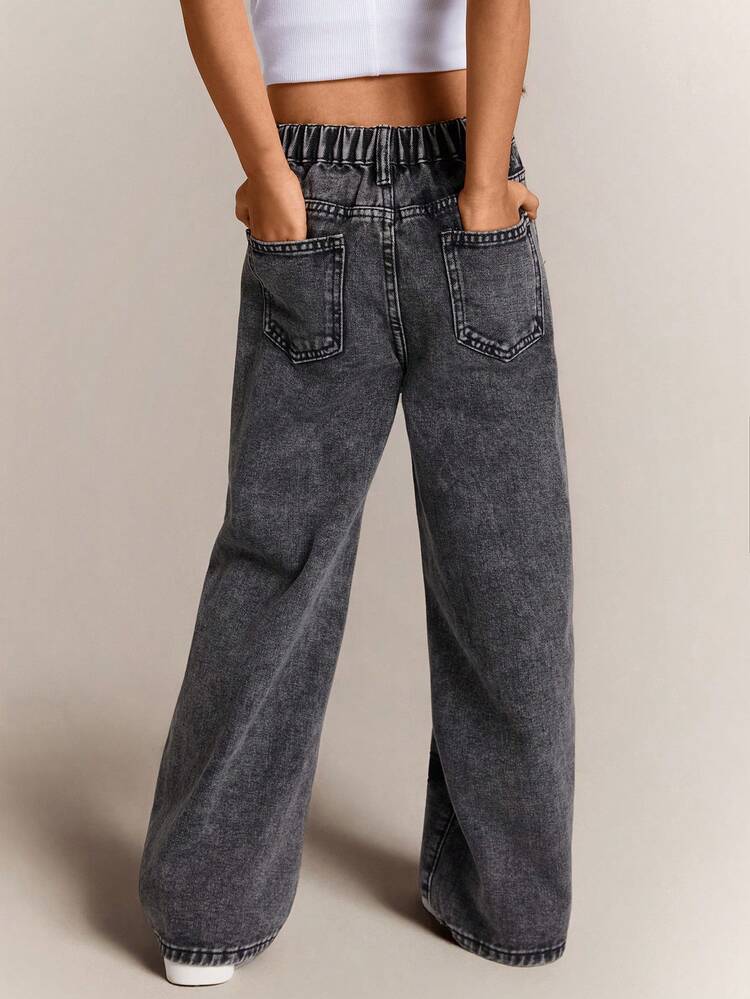 Radiana Y2K Grunge Punk Girls' Loose Fit Distressed Star Patched